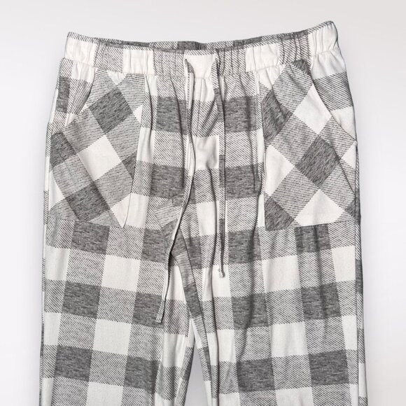 Lucky Brand Comfort Fit Lounge Pants Plaid Hacci Knit Small - Picture 3 of 10
